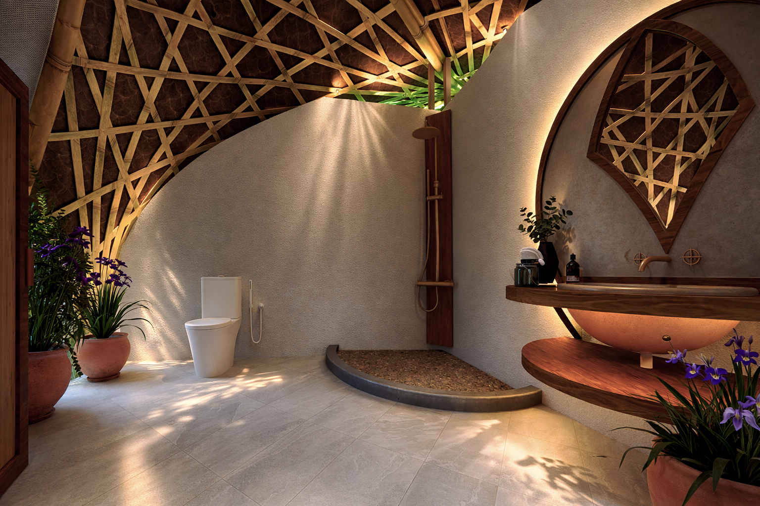 Trishula Dome bathroom 2